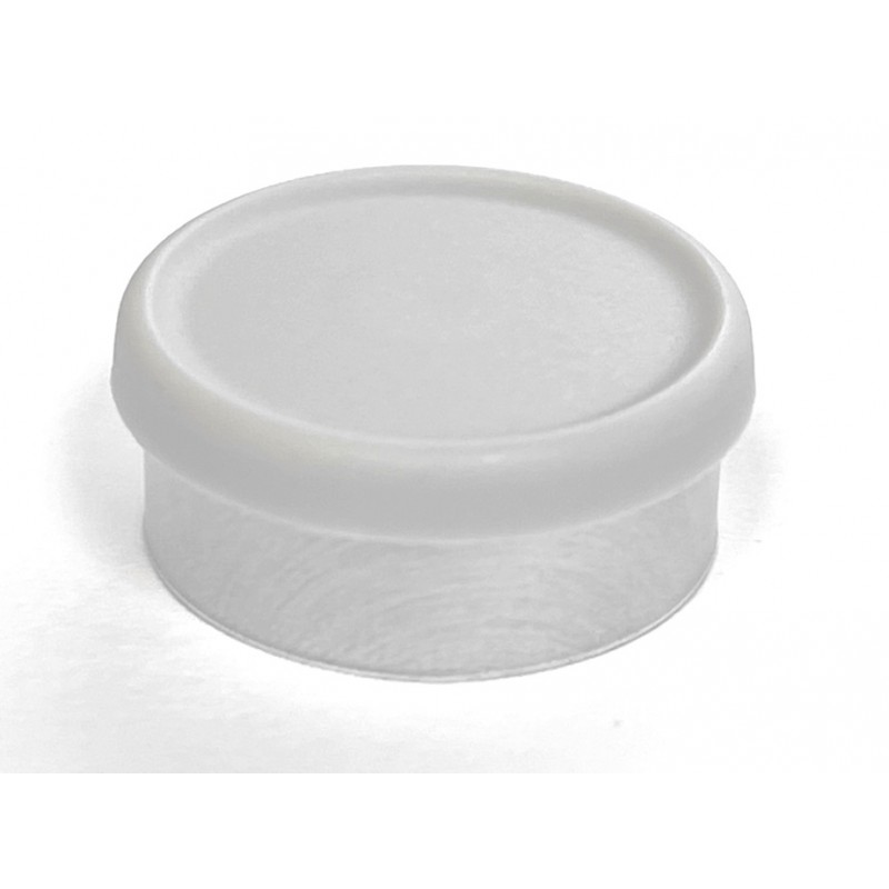 20mm West Matte Flip Cap Vial Seals, Misty Gray, Bag 1000