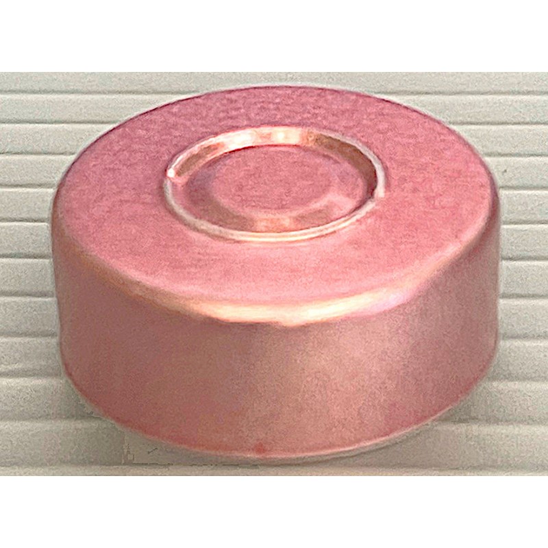20mm Center Tear Vial Seals, Rose Gold, Bag 1000