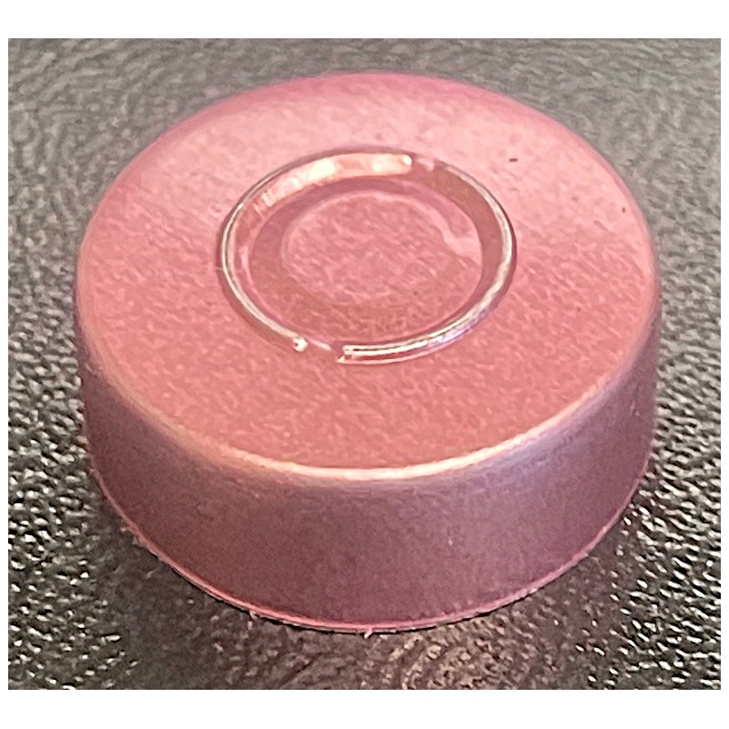 20mm Center Tear Vial Seals, Rose Gold, Bag 1000