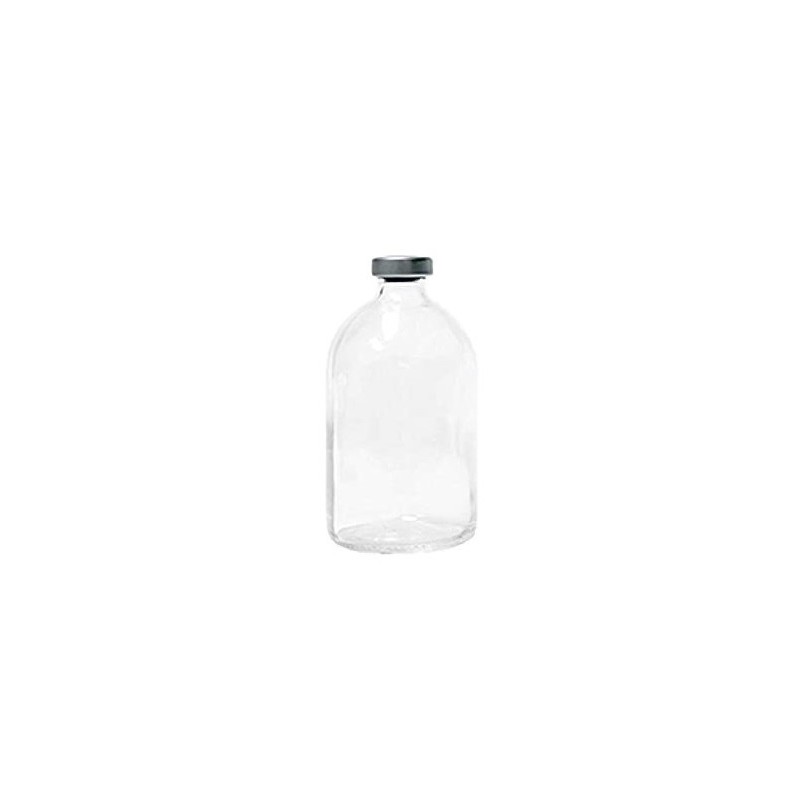 ALK 100mL Clear Sterile Vials, Silver Seals, Pk of 25