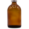 ALK 100mL Amber Sterile Serum Vials, Silver Seals, Pack of 25