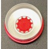 20mm Glossy Flip Cap Vial Seals, Red, Bag 1000