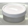 20mm Glossy Flip Cap Vial Seals, White, Bag 1000
