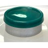 20mm Glossy Flip Cap Vial Seals, Dark Green, Bag 1000