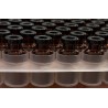 ISO 2R Amber Open Sterile Vials, Nested Tray in Tub, Tray of 100