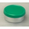 20mm West Matte Flip Cap Vial Seals, Green, Bag 1000